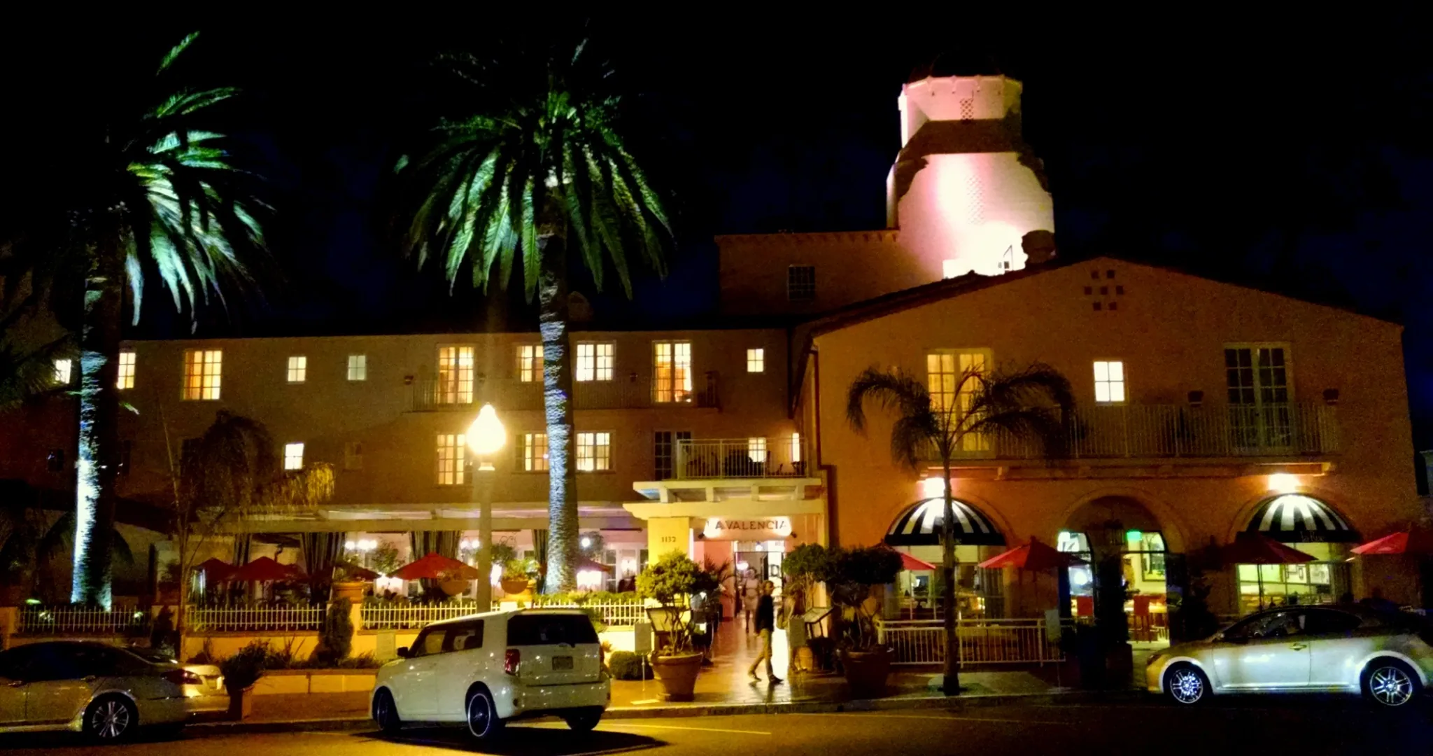 The La Valencia Hotel on Propect La Valencia Hotel